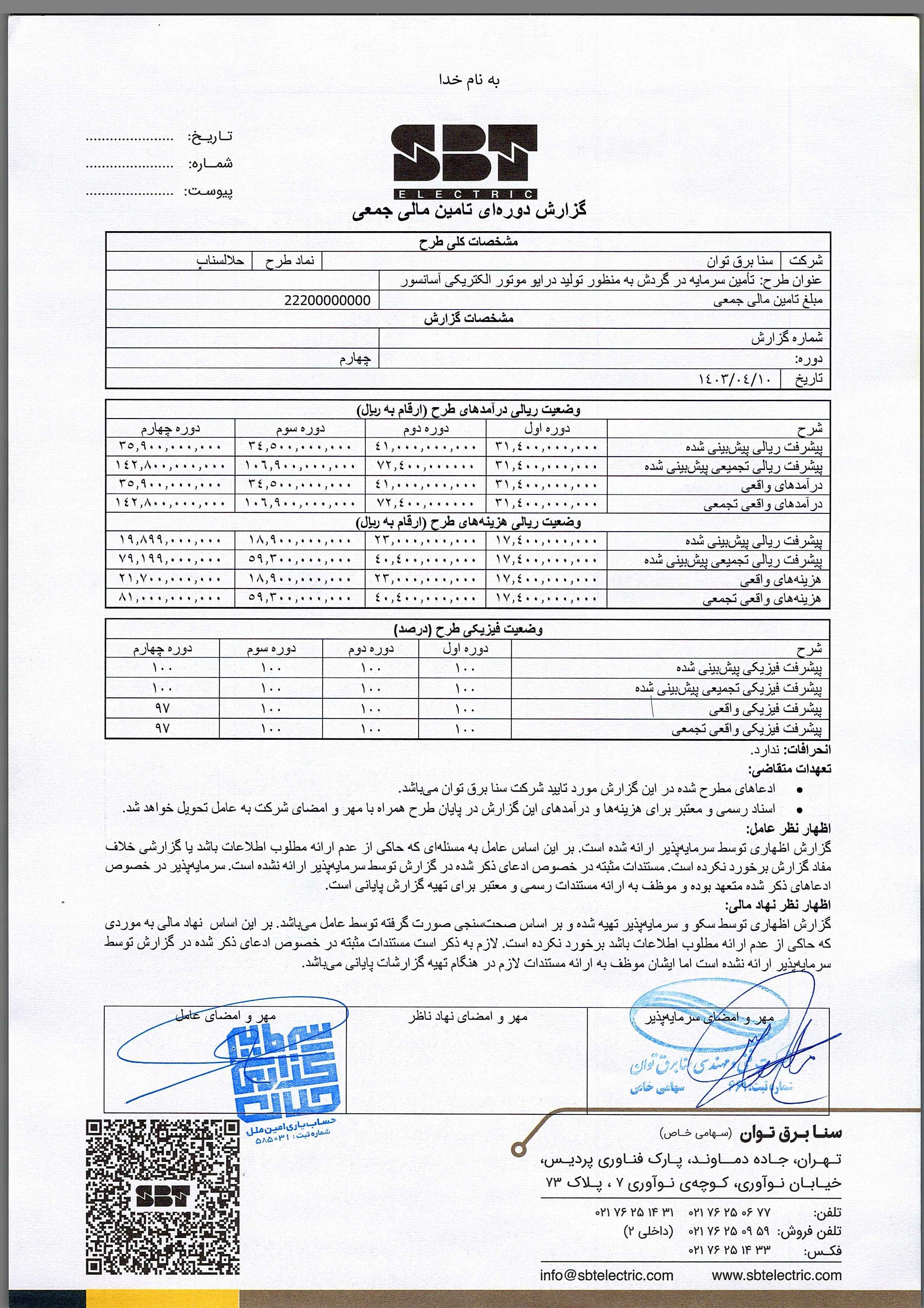 تامین سرمایه در گردش به منظور تهیه مواد اولیه تولید 1700 درایو موتور الکتریکی آسانسور — تصویر 5